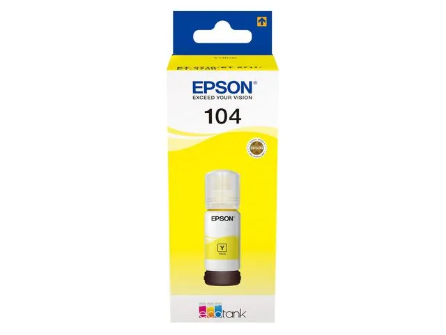 Epson Blekk EPSON 104 EcoTank gul