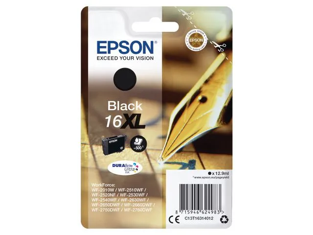 Epson Blekk EPSON 16XL C13T16314012 sort