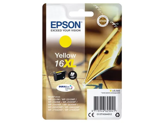 Epson Blekk EPSON 16XL C13T16344012 gul