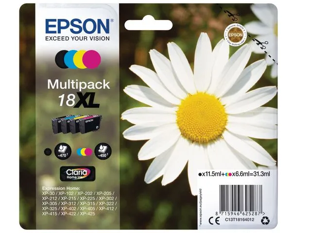 Epson Blekk EPSON 18XL C13T18164022 CMYK (4)