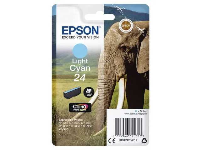 Epson Blekk EPSON 24 C13T24254012 cyan