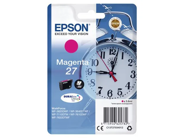 Epson Blekk EPSON 27 C13T27034012 magenta