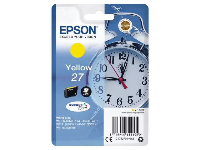 Epson Blekk EPSON 27 C13T27044012 gul