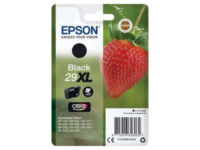 Epson Blekk EPSON 29XL C13T29914022 sort