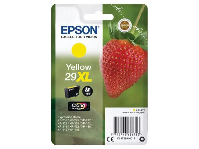 Epson Blekk EPSON 29XL C13T29944022 gul