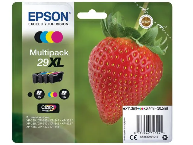 Epson Blekk EPSON 29XL C13T29964022 CMYK (4)