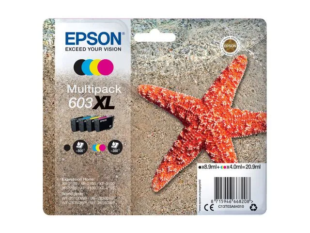 Epson Blekk EPSON 603XL C13T03A64010 CMYK