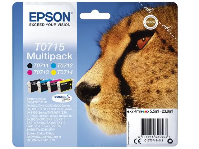 Epson Blekk EPSON T0715 C13T07154022 CMYK (4)