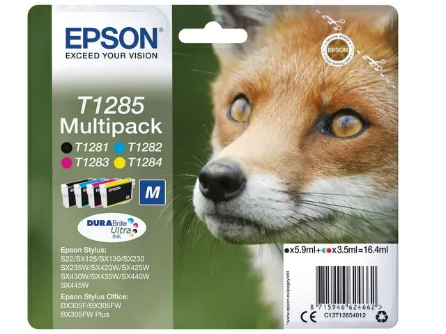 Epson Blekk EPSON T1285 C13T12854022 CMYK (4)