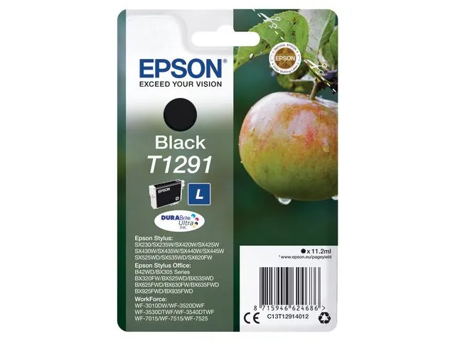 Epson Blekk EPSON T1291 C13T12914022 sort