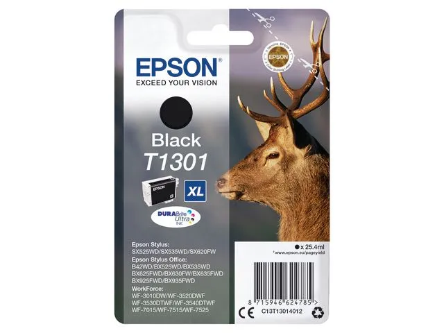 Epson Blekk EPSON T1301 C13T13014022 sort