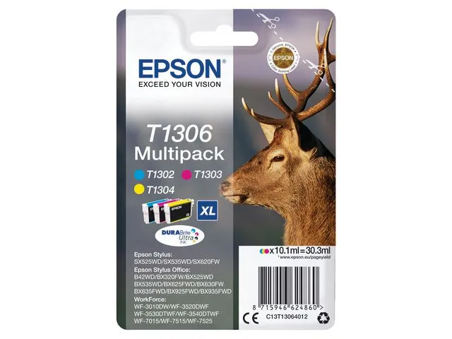 Epson Blekk EPSON T1306 C13T13064022 CMY(3)