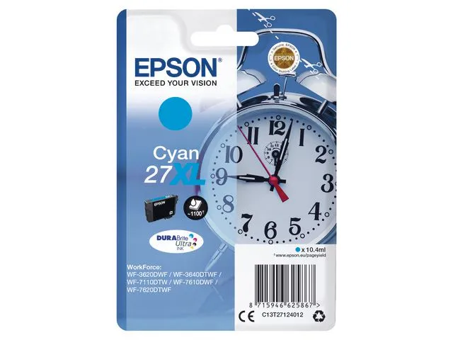 Epson Blekk EPSON T2712 C13T27124012 cyan