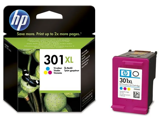 HP Blekk 301XL CH564EE farge