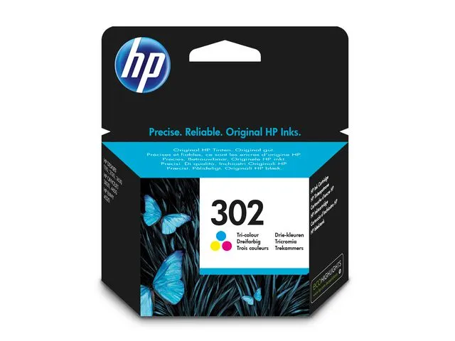HP Blekk HP 302 F6U65AE farge