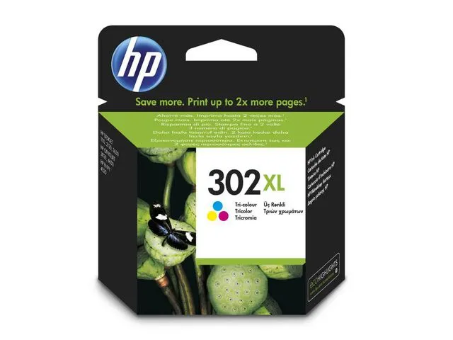 HP Blekk HP 302XL F6U67AE farge