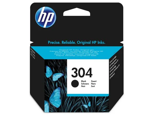 HP Blekk HP 304 Black