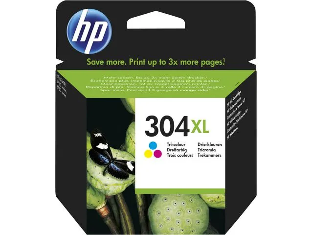 HP Blekk HP 304XL N9K07AE Tri-Color