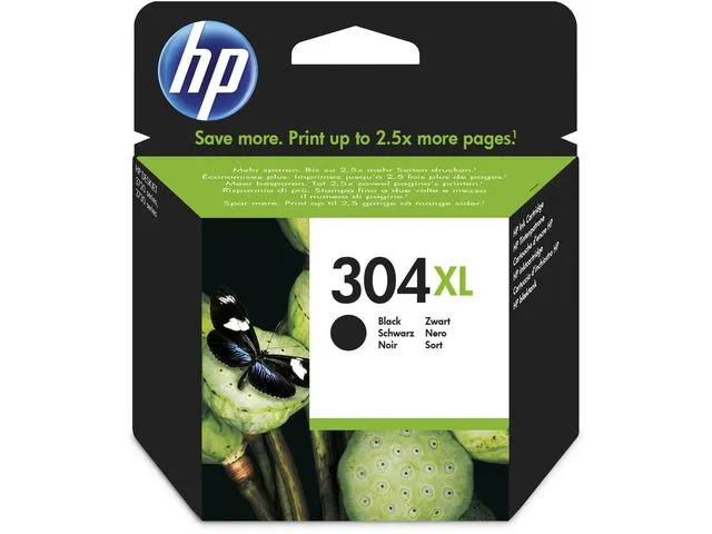 HP Blekk HP 304XL N9K08AE sort