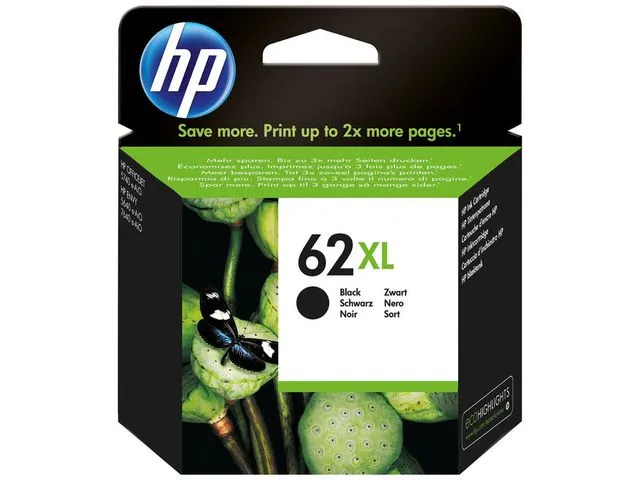 HP Blekk HP 62XL C2P05AE sort