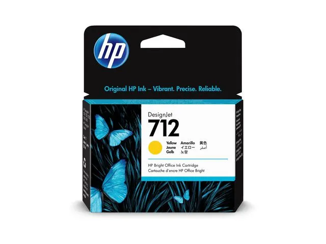 HP Blekk HP 712 3ED69A Yellow