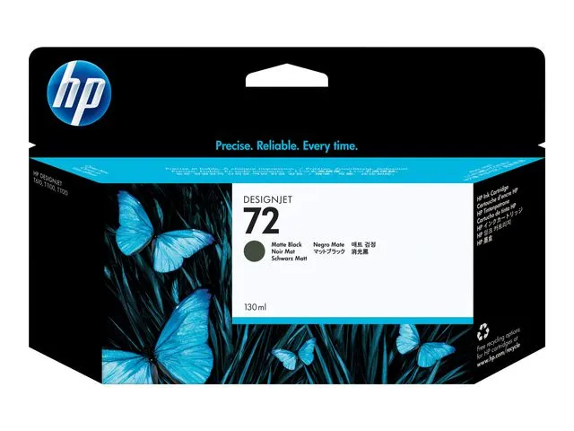 HP Blekk HP 72 C9403A matt sort