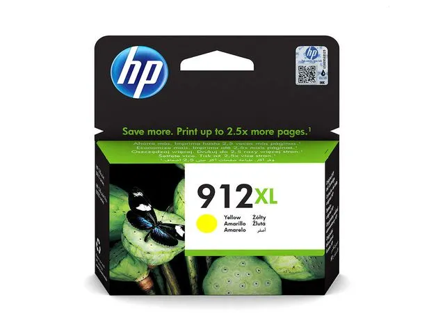 HP Blekk 912XL, 3YL83AE, gul