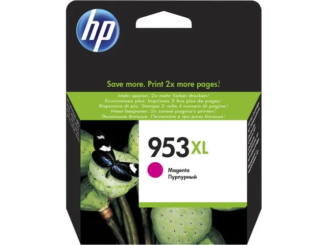 HP Blekk HP 953XL F6U17AE rød