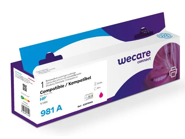 Wecare Blekk WECARE HP 981A J3M69A Magenta