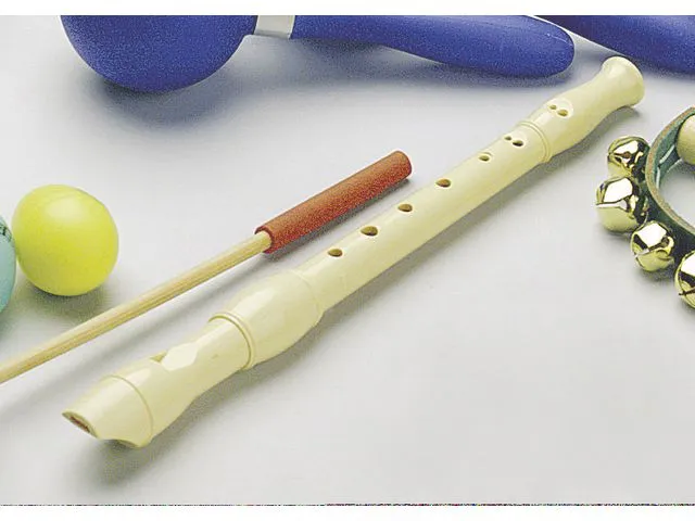 sopranblokkfløyte, polystyren, tysk fingerplasseringssystem, assorterte farger
