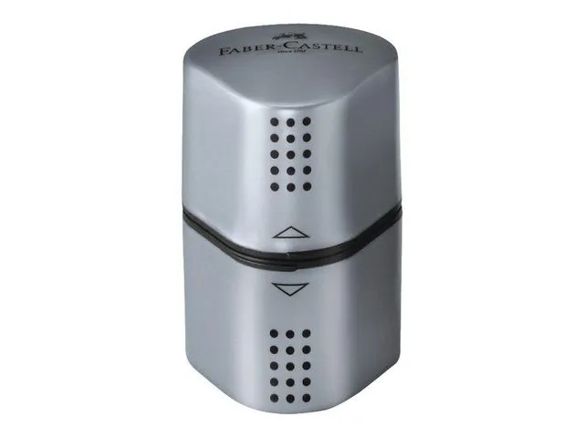 Faber-Castell Blyantspisser FC Grip 2001 sølv