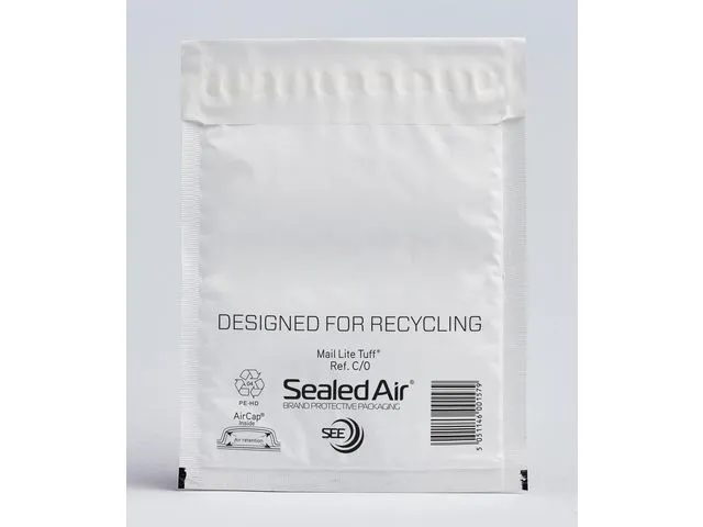 Mail Lite Tuff® Boblekonvolutt ML plast C/0 15x21cm