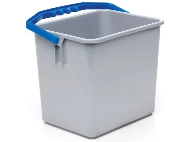 Lilleborg Bøtte BASICLEAN plast blått håndtak 6L