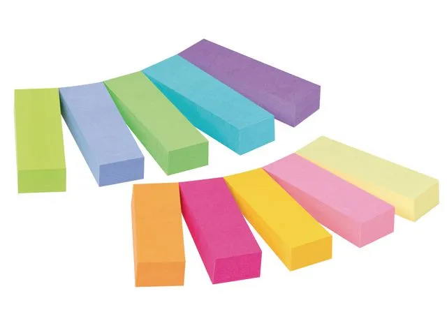 Post-it® Bokmerke POST-IT 15x50 ass. farger (10)