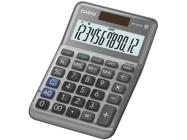 Casio Bordregner CASIO MS-120FM Mini Sølv