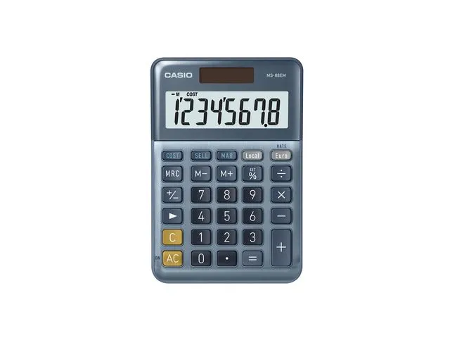 Casio Bordregner CASIO MS-88EM blå