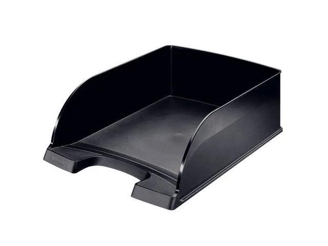 Leitz brevkurv Plus Jumbo, A4, polystyren, svart, 103 x 255 x 357 mm