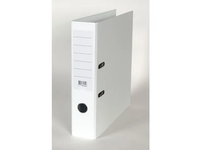 Brevordner 80mm uten skinne A4 hvit