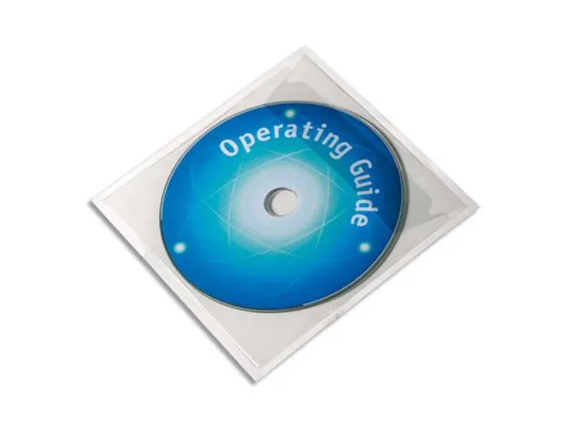 Durable CD/DVD konvolutt i plast