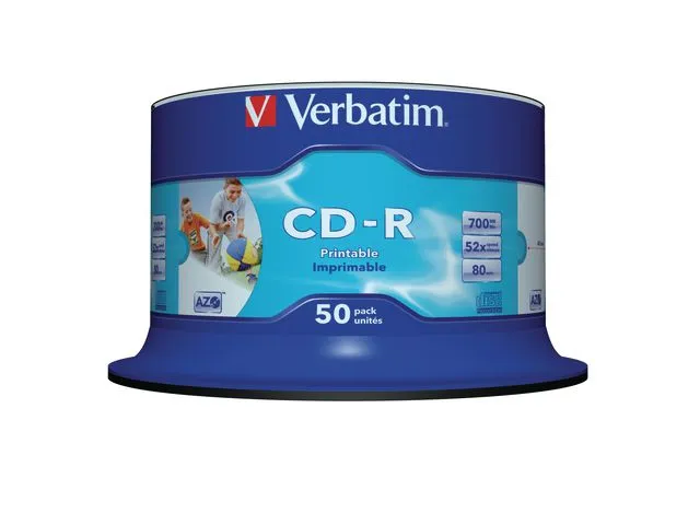 Verbatim CD-R VERBATIM 700MB 52X Spindel (50)