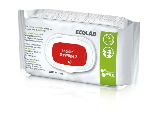 Ecolab Desinfeksjon Incidin Oxywipe S (100)