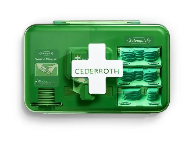 Cederroth Dispenser CEDERROTH m/inn. sårskader blå