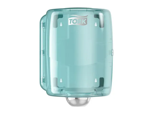 Tork Dispenser senterrull W2 hvit/turkis