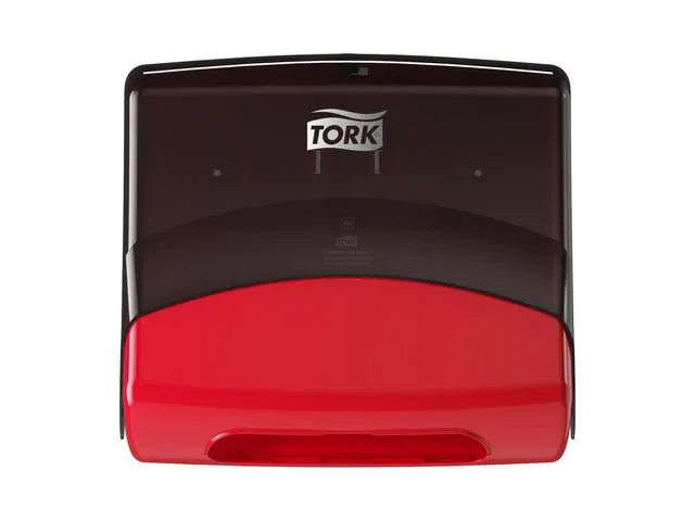 Tork Dispenser TORK top-pack W4 rød/sort