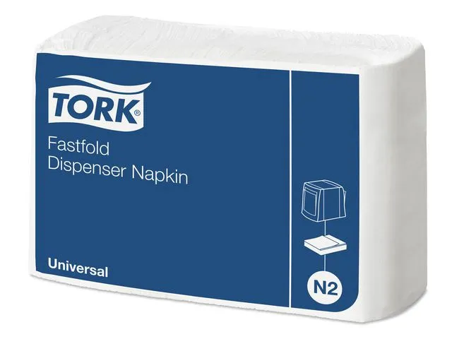 Tork Dispenserserviett TORK 1L N2 hvit (300)