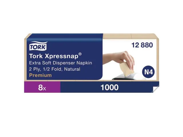 Tork Dispenserserviett TORK natur N4 (1000)