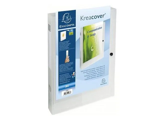 Exacompta Dokumentboks EXACOMPTA PP A4 klar