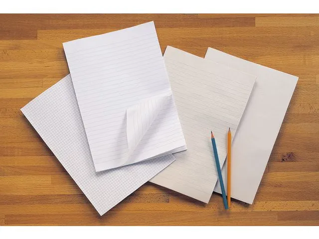 eksamenspapir, A3, 420 x 297 mm, 70  g/m², falset, 5 x 5 mm ruter