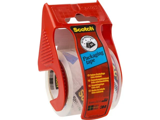 Scotch® Emb.tape 50mmx20m med disp. klar