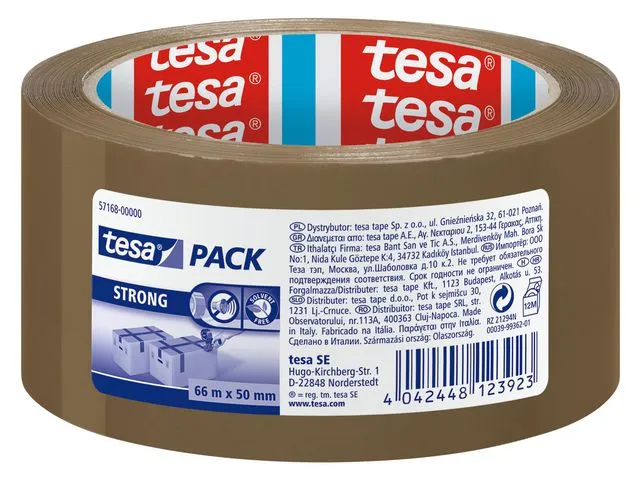 tesa® Emballasjetape TESA Strong 50mmx66m brun